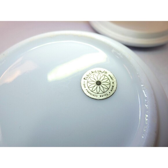 Vintage~Takahashi San Francisco (Japan)  Trinket Box Porcelain Blue White - Picture 5 of 7